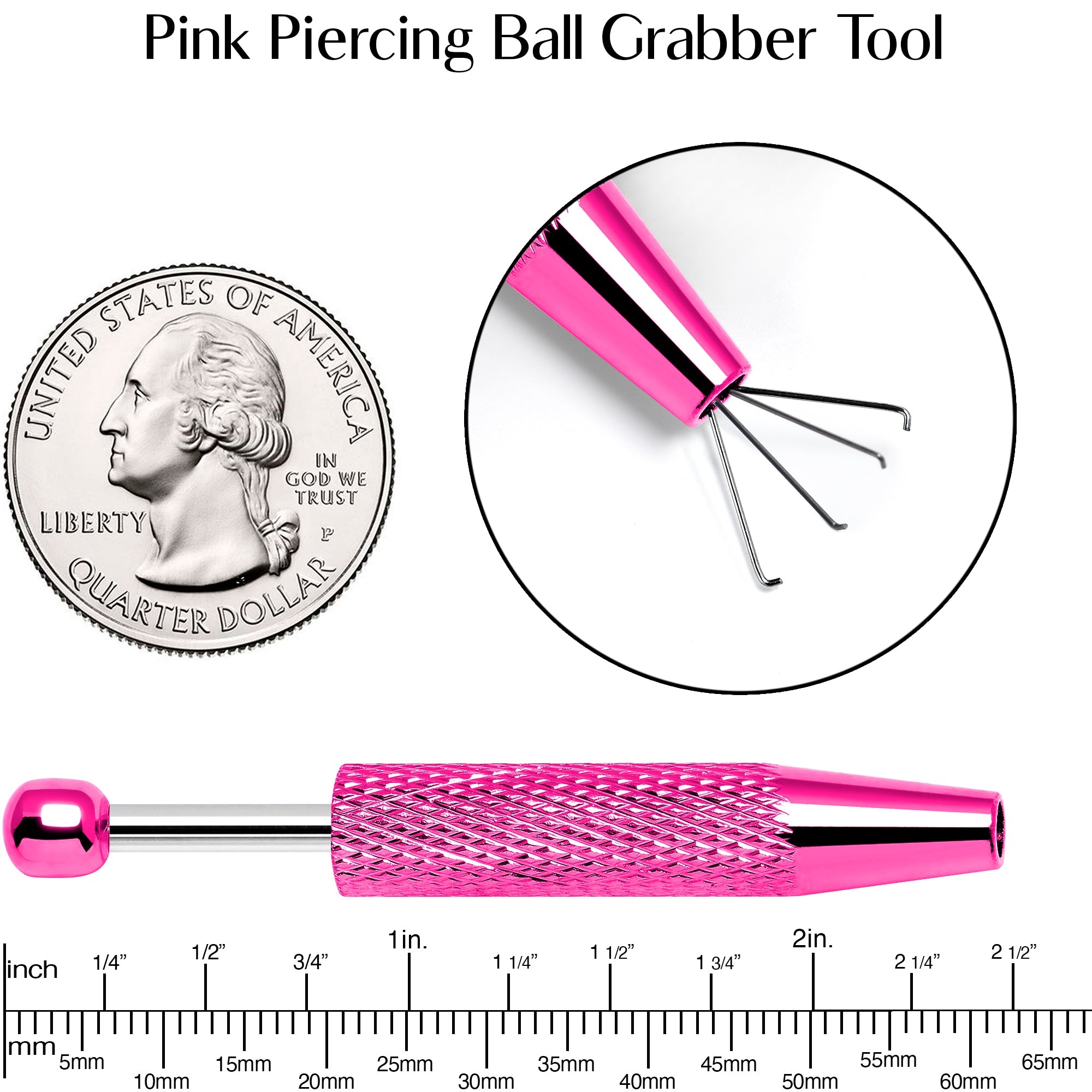 Piercing Ball Grabber Tool 2.48 Inch Length