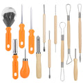 13Pcs Halloween Pumpkin Carving Kit, Stainless Steel Sculpting Tools