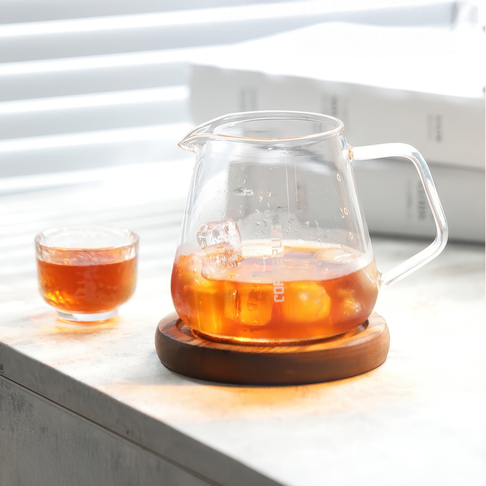 Glass Coffee Server Carafe Hand Brew Pour Over