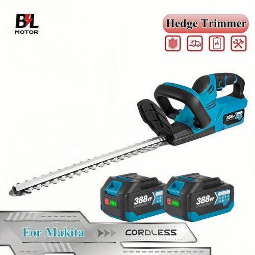 2000W Brushed Electric Hedge Trimmer 15000 RPM Lawn Mower Garden Landscaping Hedge Pruner Trimmer Tool For Makita 18V Battery