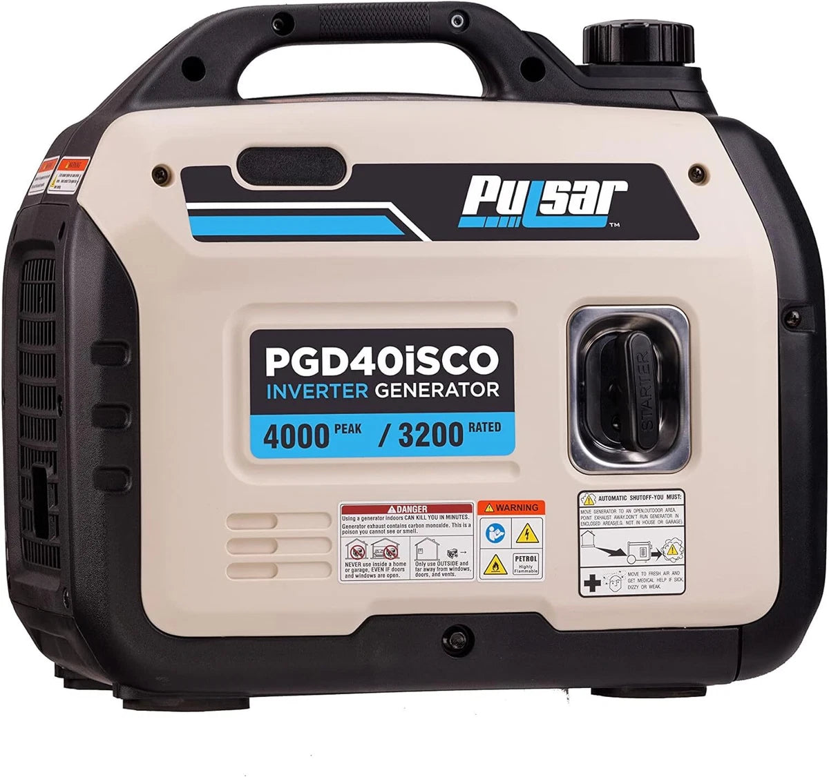 PGD40ISCO Ultra Light Quiet 4000W Portable Gas Inverter Generator