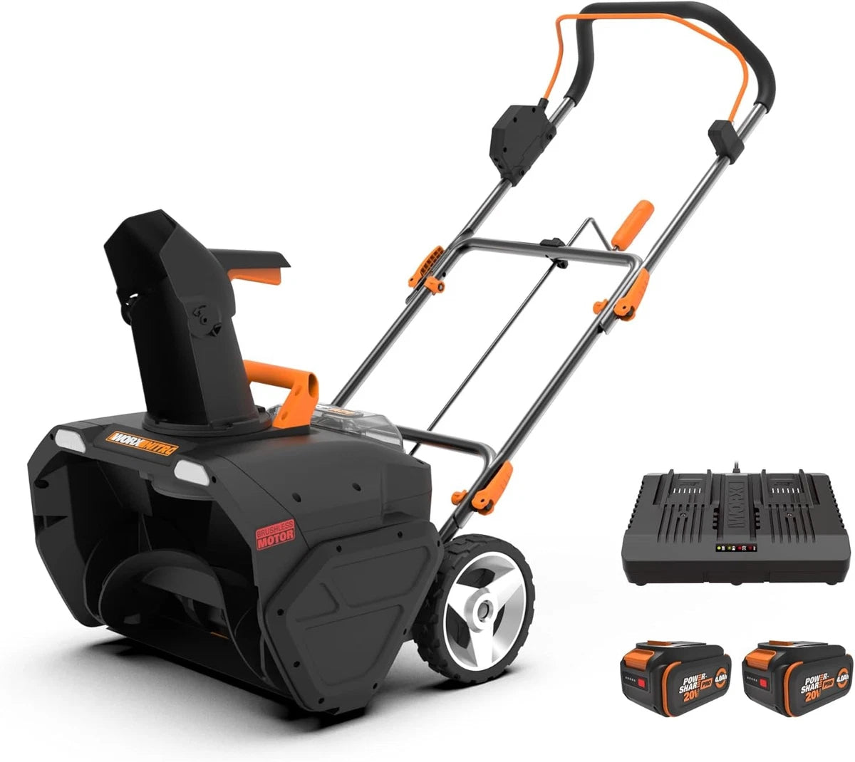 WG471 WORX 40V Power Share 20" Cordless Snow Blower with Brushless Motor